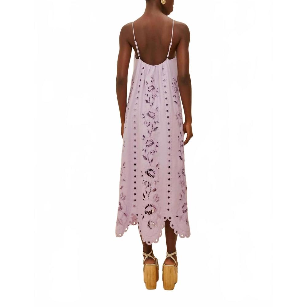 NEW FARM RIO richelieu sleeveless maxi dress in lilac - Picture 3 of 3